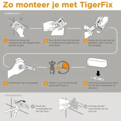 Tiger lijm voor Fix accessoires