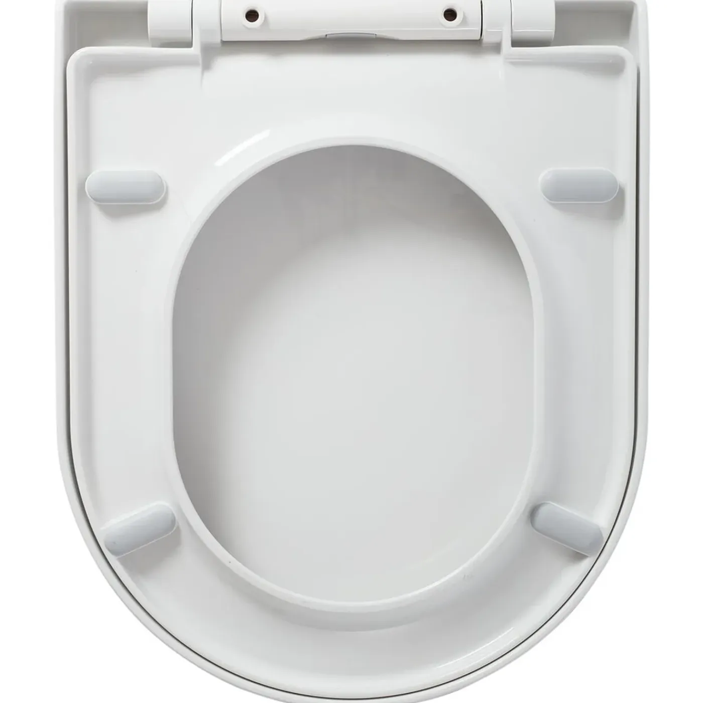 Tiger WC-bril Stax - Thermoplastisch - D-vorm - Softclose - Verstelbaar - Quick Release - Wit
