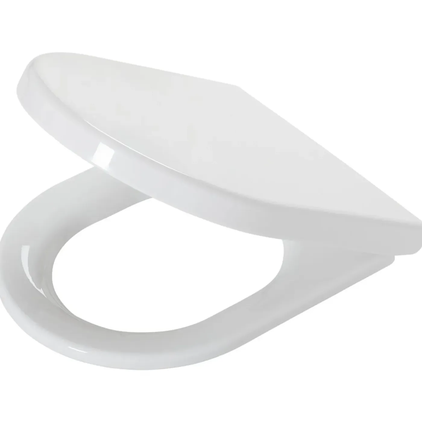 Tiger WC-bril Stax - Thermoplastisch - D-vorm - Softclose - Verstelbaar - Quick Release - Wit