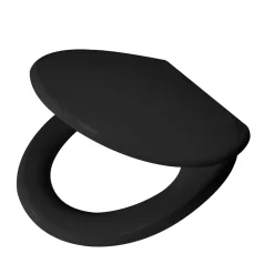 Tiger WC-bril Vegas - Duroplast - Softclose - Verstelbaar - Quick Release - Zwart