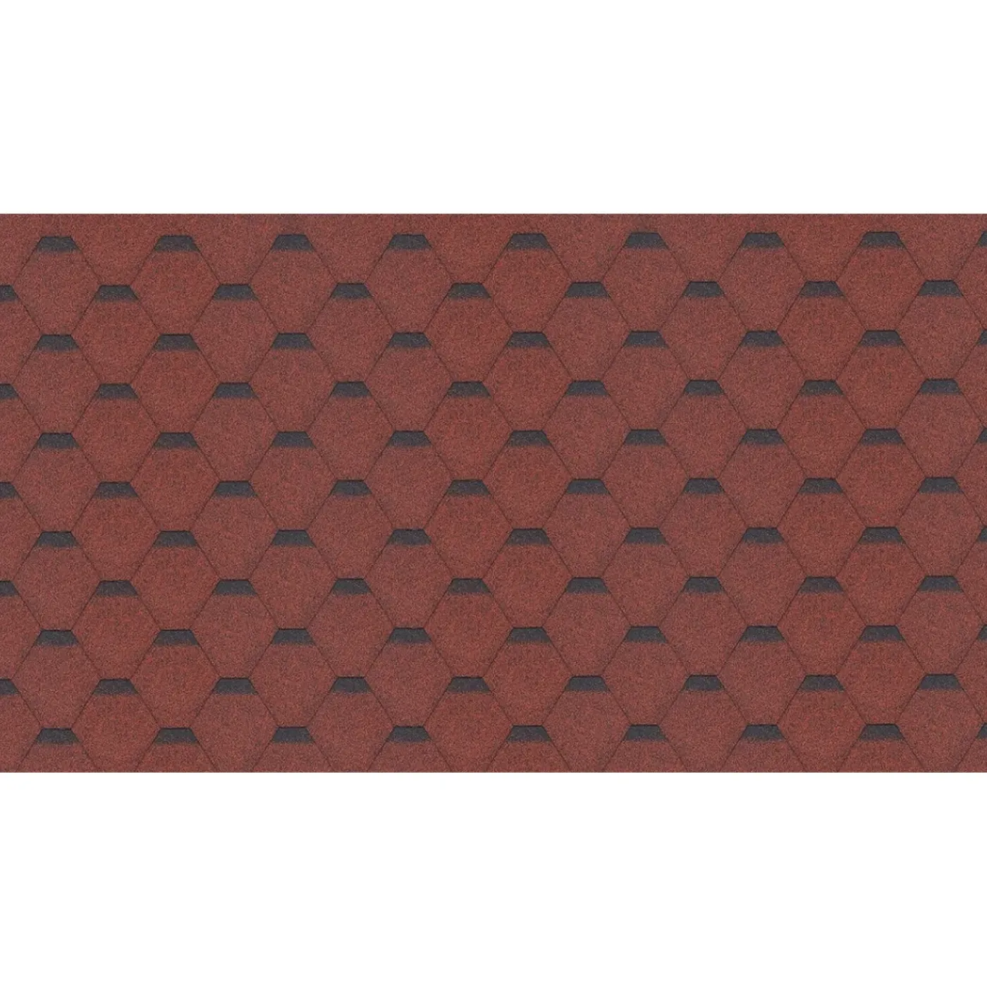 Timbela - Bitumineuze Dakspanen - H-red - Rode Kleur - Bitumen Dakbedekking - 3m2