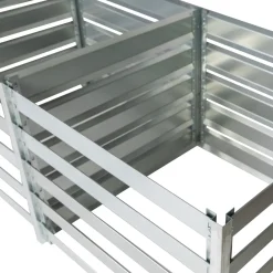 Timbela - Dubbele Tuincompostbak - M800+m800a - Metalen Compostbak 182 X 91 X H85 Cm / 1408 L