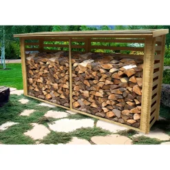 Timbela - Haardhout Opslagschuurtje - M203 - L112xl450xh199 Cm/ 4m2
