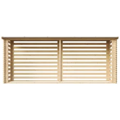 Timbela - Haardhout Opslagschuurtje - M203 - L112xl450xh199 Cm/ 4m2