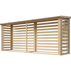 Timbela - Haardhout Opslagschuurtje - M203 - L112xl450xh199 Cm/ 4m2