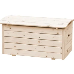 Timbela - Houten Speelgoedkist Voor Kinderen - M034-1 - Houten Tuinkist 80 X 50 X H47 Cm