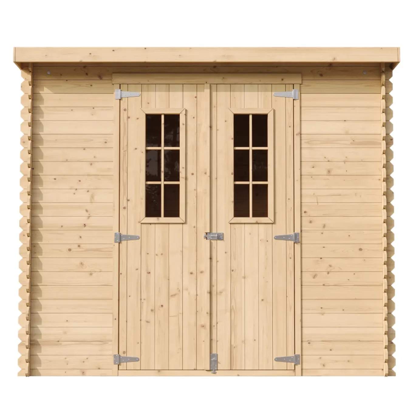 Timbela - Houten Tuinschuur 2.63 M2 - M310c - Tuinhuis Voor Gereedschaps- En Fietsenstalling
