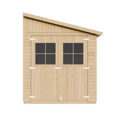 Timbela M340a - Houten Tuinschuur 8,10m2 - 416 X 218 X H244 Cm - Tuinhuis Zonder Vloer