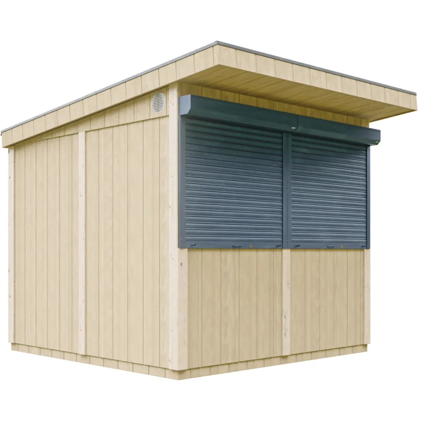 Timbela - Marktkraam Met Toonbank - M950 - 5,9 M2 - Lp Smartside Paneelconstructie