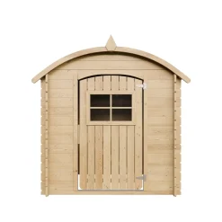 Timbela M505-1 - Houten Huis Voor Kinderen Zonder Vloer - 1,1m2 / 146x112xh145cm