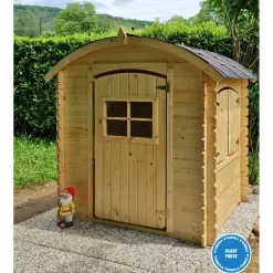 Timbela M505-1 - Houten Huis Voor Kinderen Zonder Vloer - 1,1m2 / 146x112xh145cm