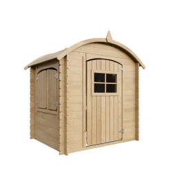 Timbela M505-1 - Houten Huis Voor Kinderen Zonder Vloer - 1,1m2 / 146x112xh145cm