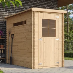 Timbela M306 - Houten Tuinschuur 2.63 M2 - Tuinhuis Voor Gereedschaps- En Fietsenstalling