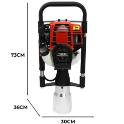 Monster Shop T-Mech grondboor & 4-takt palenrammer 120 mm