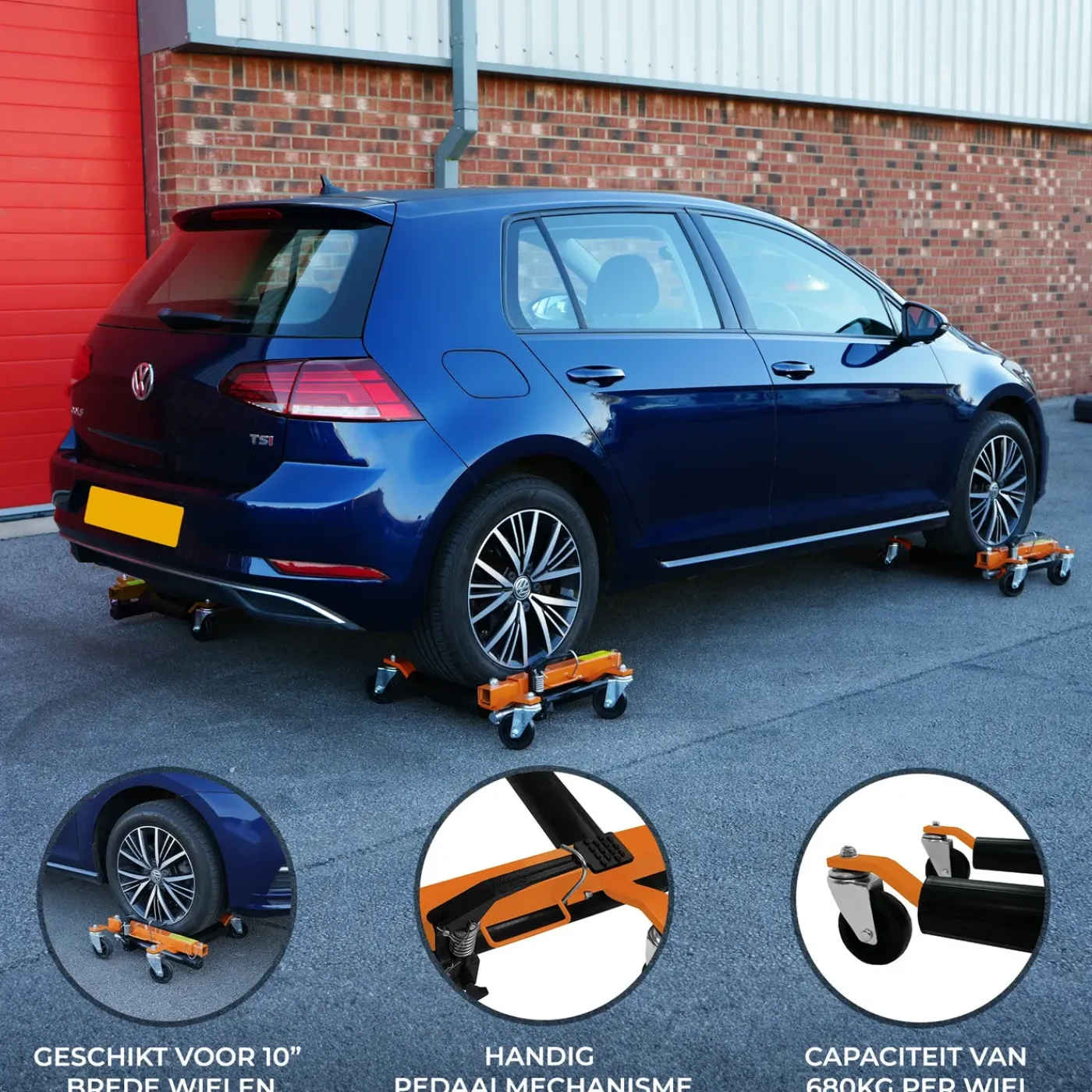 T-Mech Hydraulische Voertuigpositioneringsdollen - Set van 2
