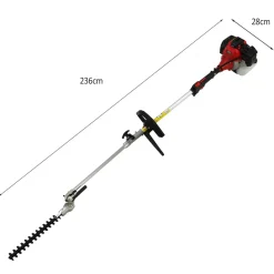 T-Mech 5-in-1 Multitool voor de Tuin - Heggenschaar, Kettingzaag,