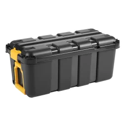 Tontarelli multifunctionele box 70L zwart met wielen