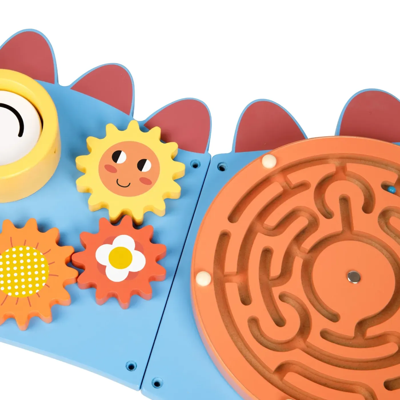 Tooky Toy Dinosaurus Activiteitenpaneel - Speelgoed Van Hout