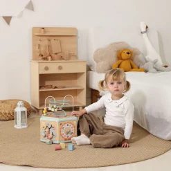 Tooky Toy 7-in-1 Houten Activiteitenkubus - 31 X 27,4 X 35 Cm - + 2 Jaar