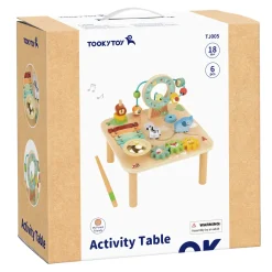 Tooky Toy Speeltafel Met Xylofoon En Dieren Van Hout