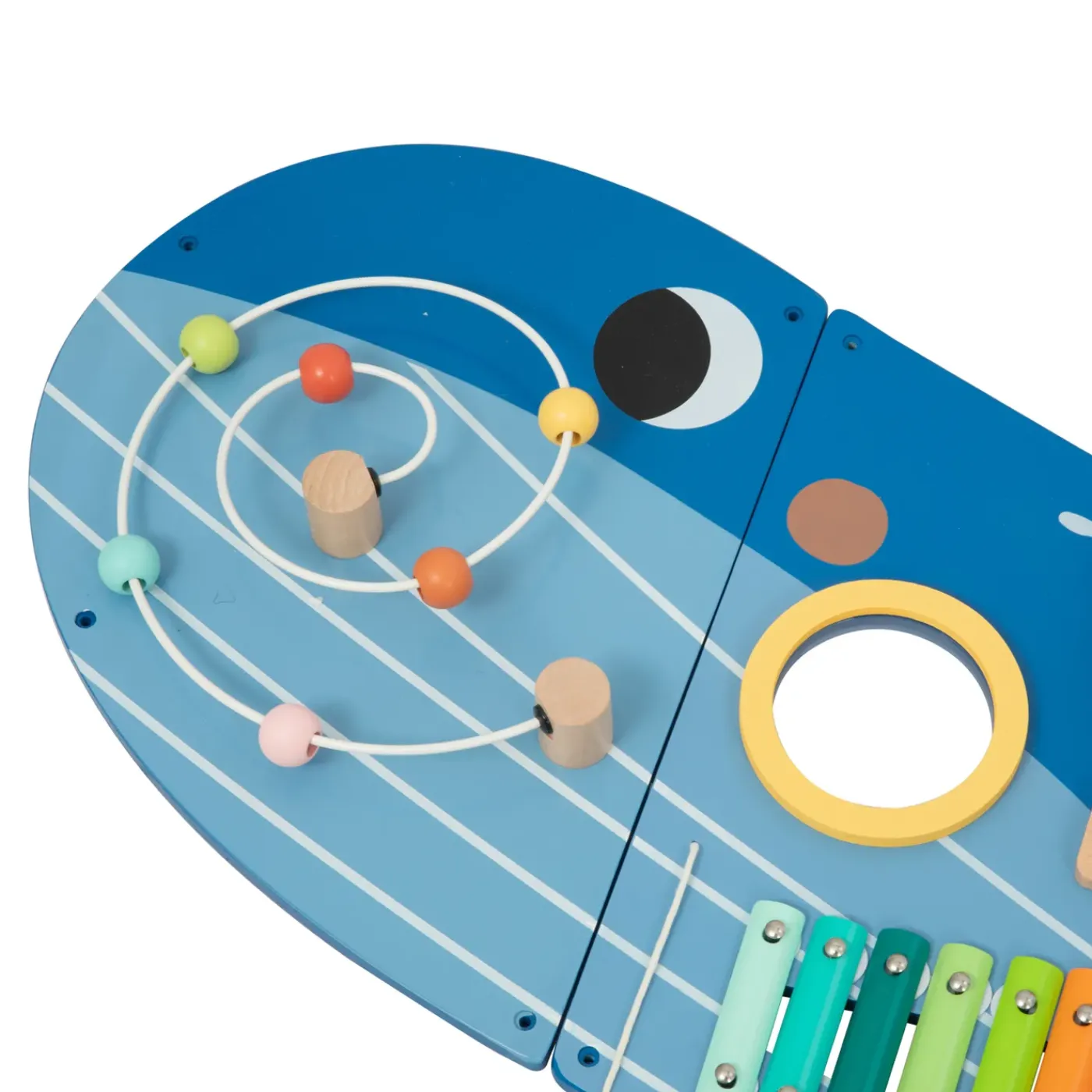 Tooky Toy Walvis Activiteitenpaneel - Speelgoed Van Hout
