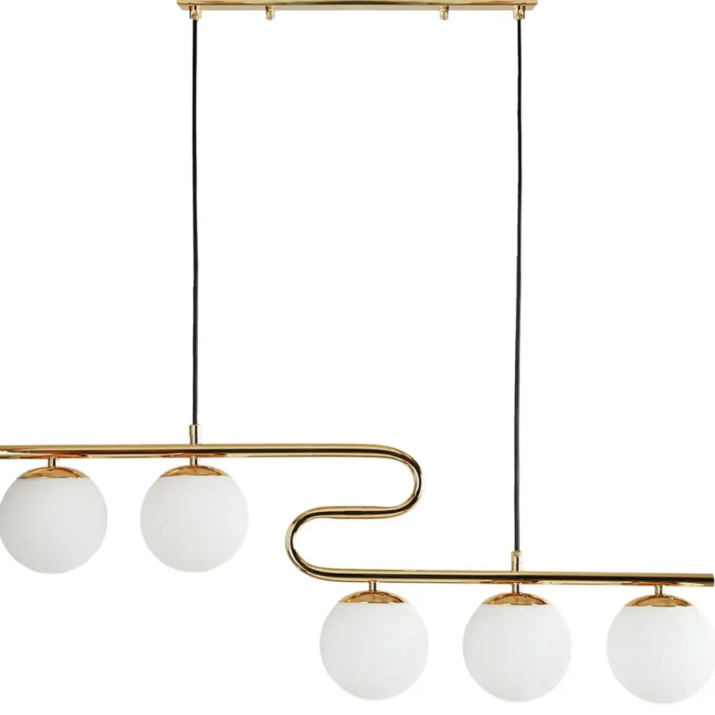 Toolight Hanglamp App1599-5cp Goud 108x108x108cm