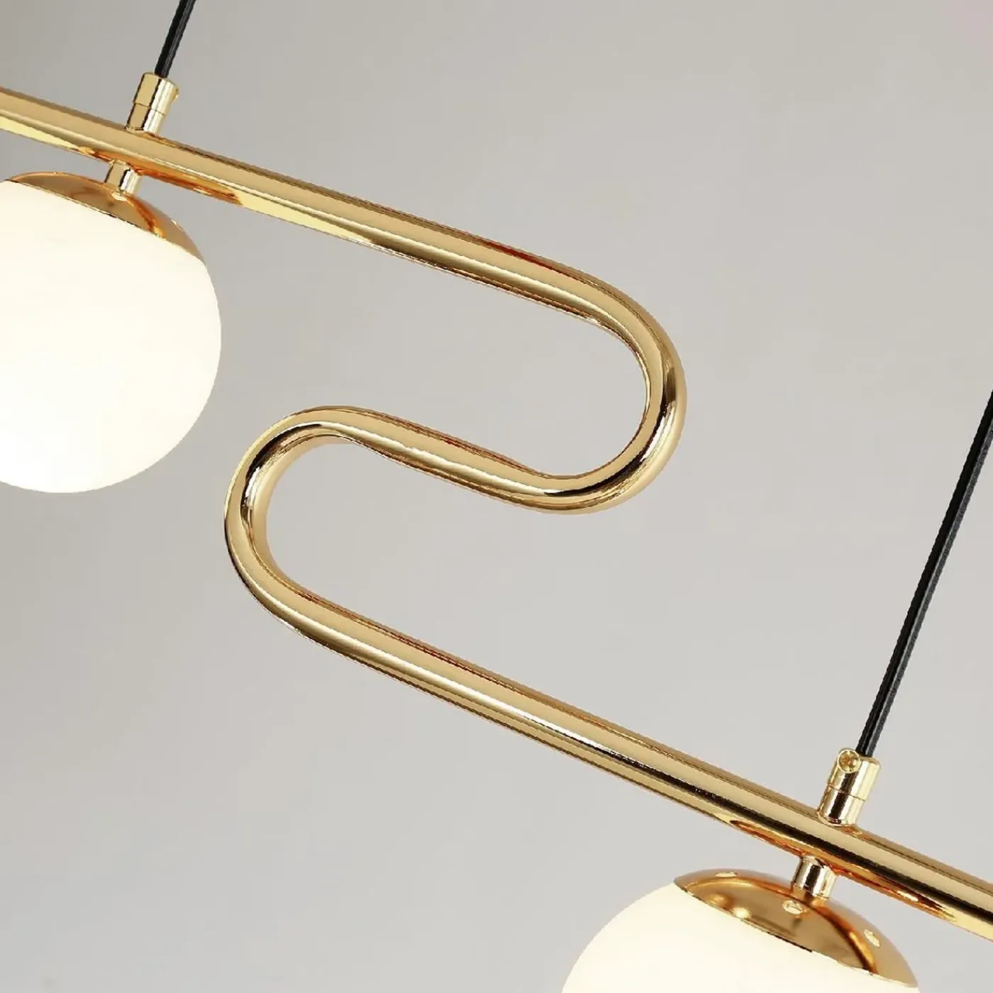 Toolight Hanglamp App1599-5cp Goud 108x108x108cm