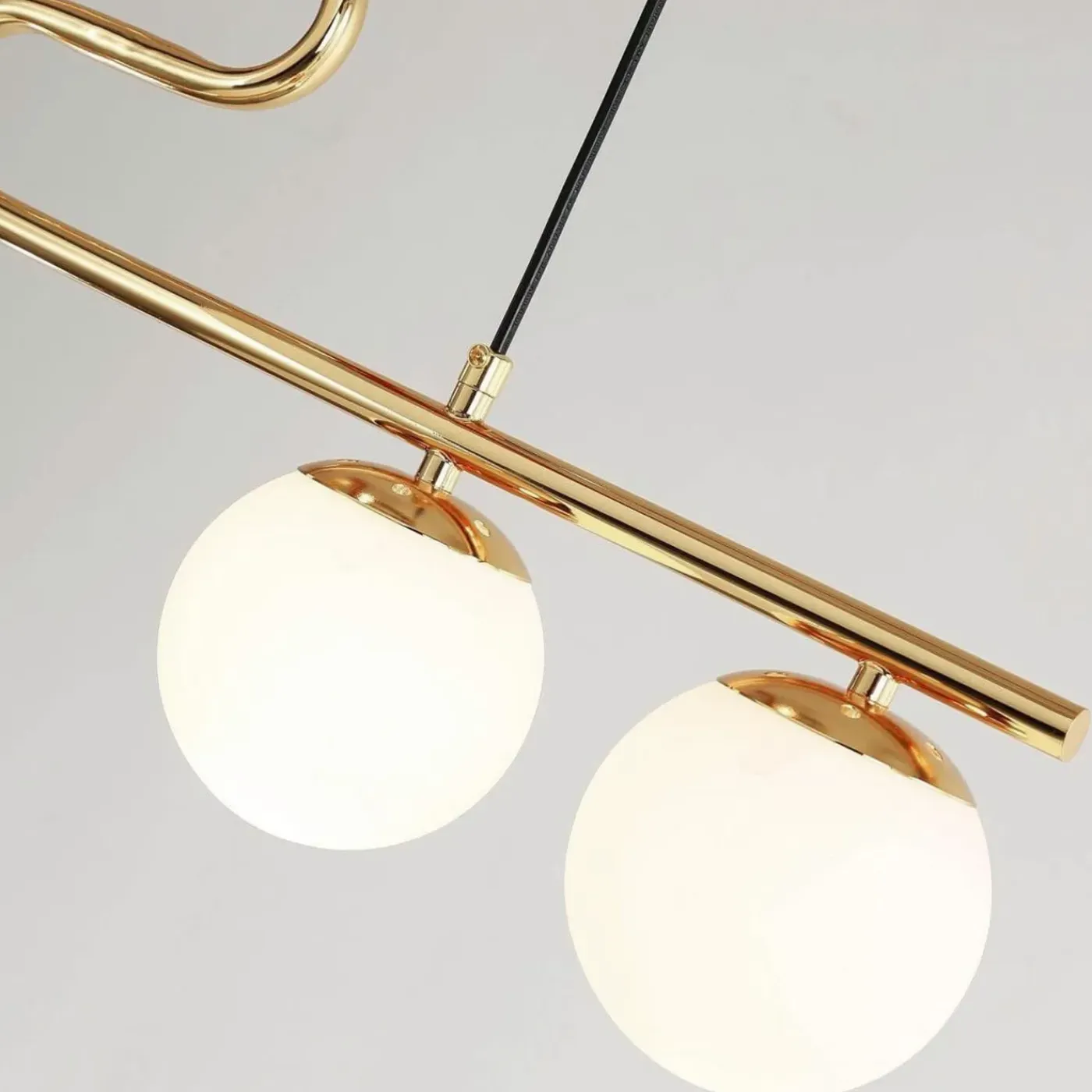 Toolight Hanglamp App1599-5cp Goud 108x108x108cm
