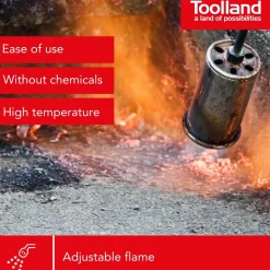Toolland Onkruidbrander Op Gas, Drukregelaar, Slang 5 M