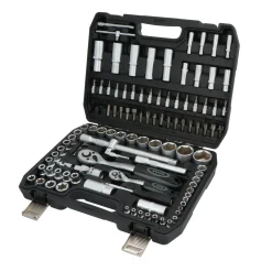 4toolz Doppenset 108-delig In Koffer - 72 Tands Ratels 1/2" En 1/4'' Dop En Bits