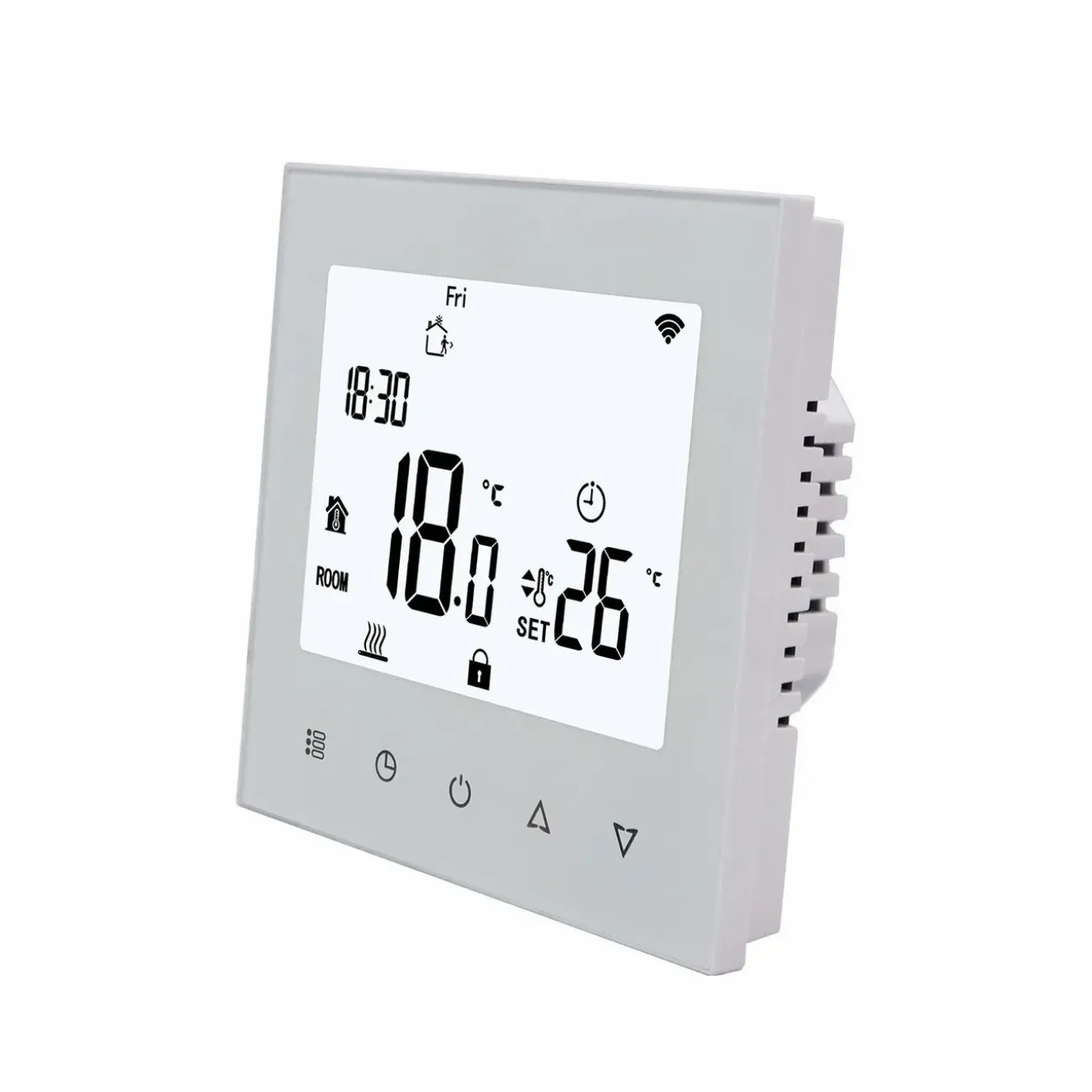 Touch-prf 78 Programmeerbare Thermostaat Wit Of Zwart