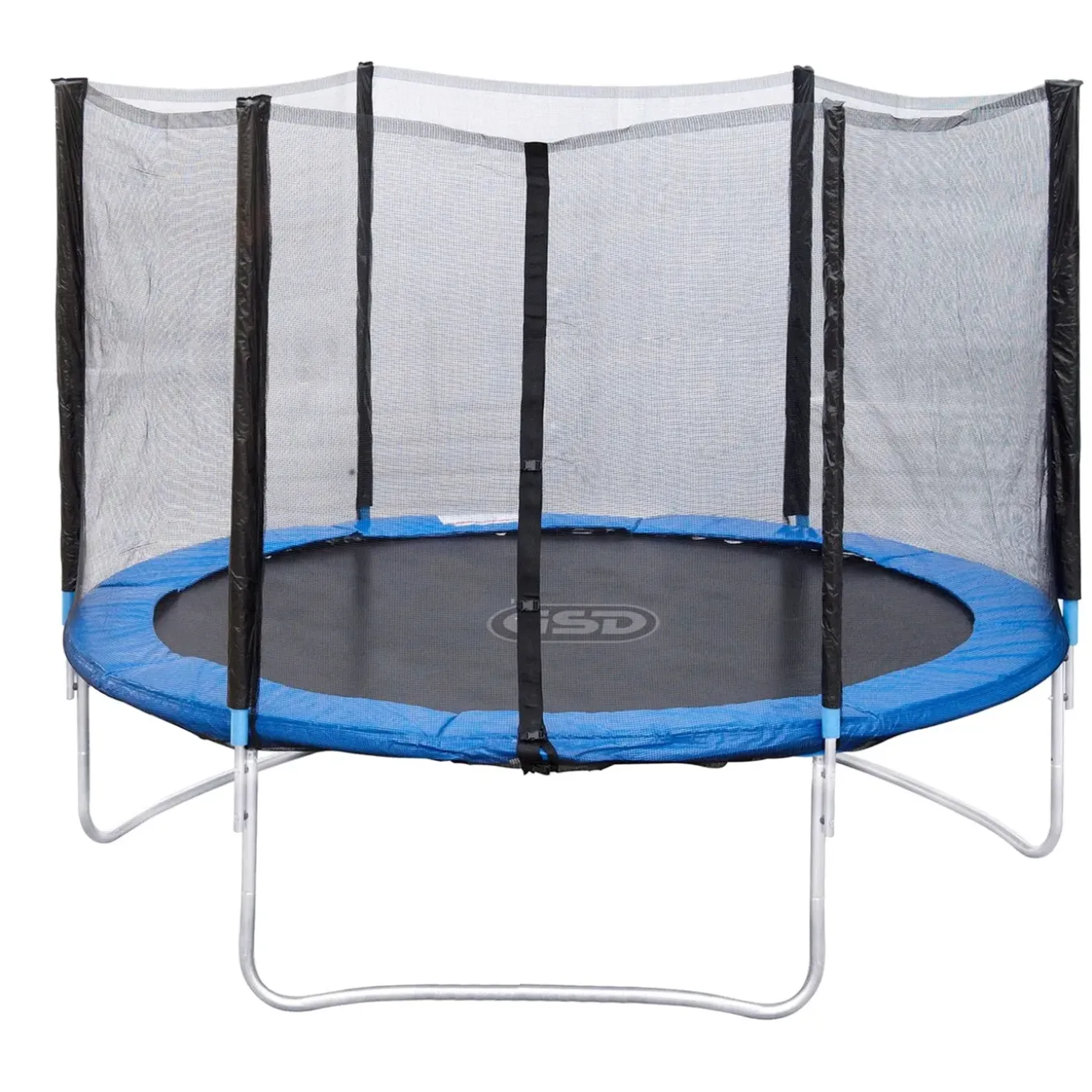 Trampoline - Staal en Kunststof - 1 persoon - Zwart - 244cm