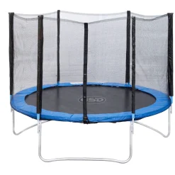 Trampoline - Staal en Kunststof - 1 persoon - Zwart - 244cm