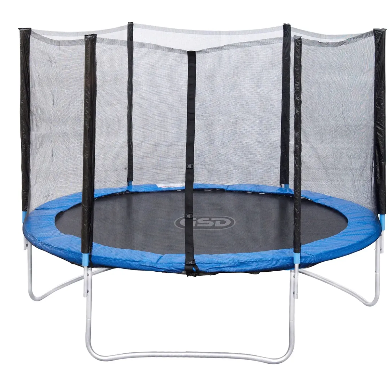 Trampoline - Staal en Kunststof - 1 persoon - Zwart - 244cm