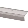 Trapprofiel Aluminium - RVS Kleur - Antislip - 45x23x950mm