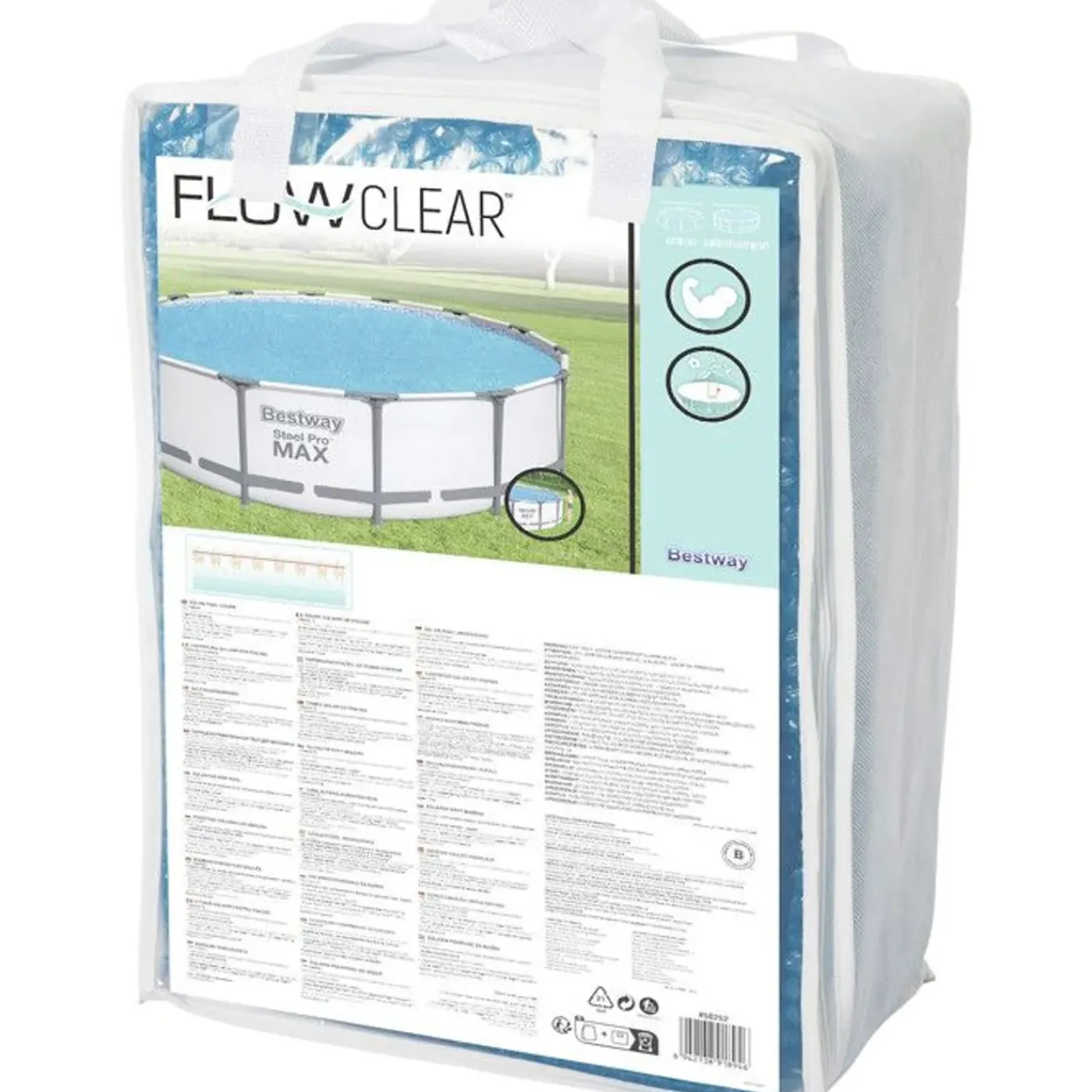 Bestway Trigano - Ronde Bubbelafdekking Voor Zwembad - Model Binnen - Ø 4,17 M