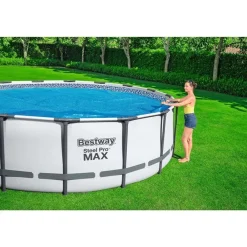 Bestway Trigano - Ronde Bubbelafdekking Voor Zwembad - Model Binnen - Ø 4,17 M