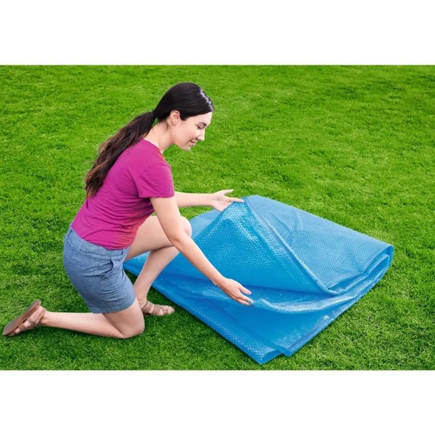 Bestway Trigano - Ronde Bubbelafdekking Voor Zwembad - Model Binnen - Ø 4,17 M
