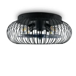 Trio - Plafondventilator Johanna - Zwart - 61x61x25.5 Cm