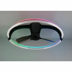 Trio - Plafondventilator Stockholm - Zwart Mat - 73.5x73.5x23 Cm