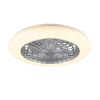 Trio - Plafondventilator Stralsund - Titanium - 49x49x16.5 Cm