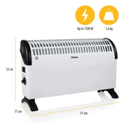 Tristar KA-5911 - Convectorkachel - Elektrische Verwarming - 2 Warmtestanden - 1500W