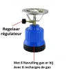 TronicXL Gaskooktoestel - campingkooktoestel - gasfornuis - camping - butaangasbrande - kookvuurtje