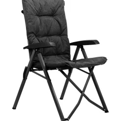 TRVLMORE Campingstoel - Inclusief Draagtas - 150 Kg - Opbergvak - Klapstoel - Zwart