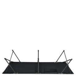 TRVLMORE Veldbed Opvouwbaar - 150kg Draagvermogen - Stretcher 1 Persoons - Zwart
