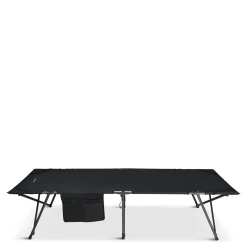 TRVLMORE Veldbed Opvouwbaar - 150kg Draagvermogen - Stretcher 1 Persoons - Zwart