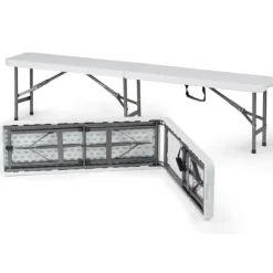Overig Tuinbank Party opvouwbaar wit 181x30x43cm