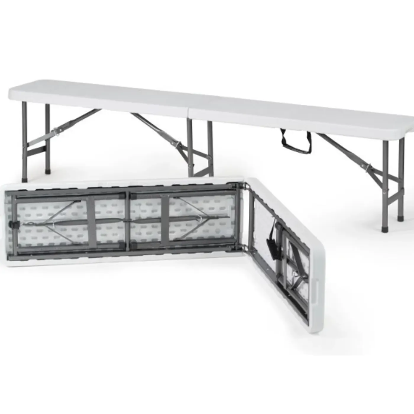 Overig Tuinbank Party opvouwbaar wit 181x30x43cm