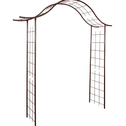 Overig Tuinboog Portique ronde buis 20mm antiek ijzer 200x40x250cm