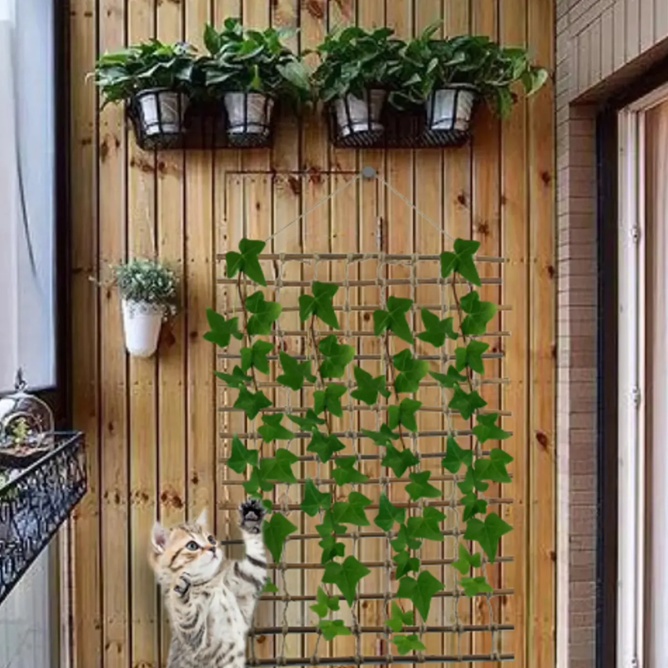 Tuinchamp Decoratieladder Wilg 100x200 Cm